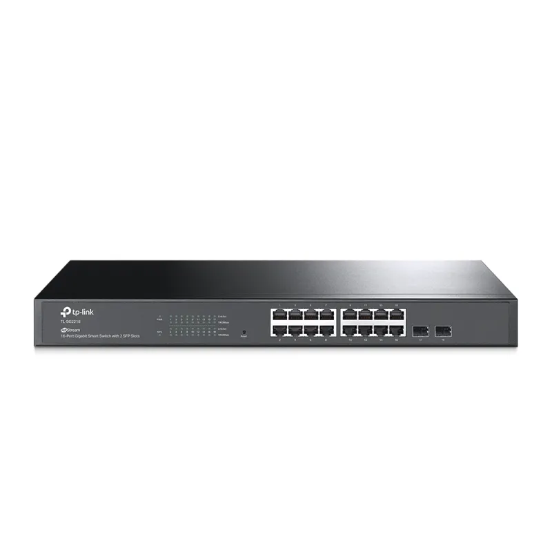 Коммутатор TP-Link TL-SG2218, 16x RJ45 1000Mb/s, 2x SFP, Раковина, Управляемый