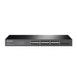 Коммутатор TP-Link TL-SG2424, 24x RJ45 1000Mb/s, 4x SFP, Раковина, Управляемый