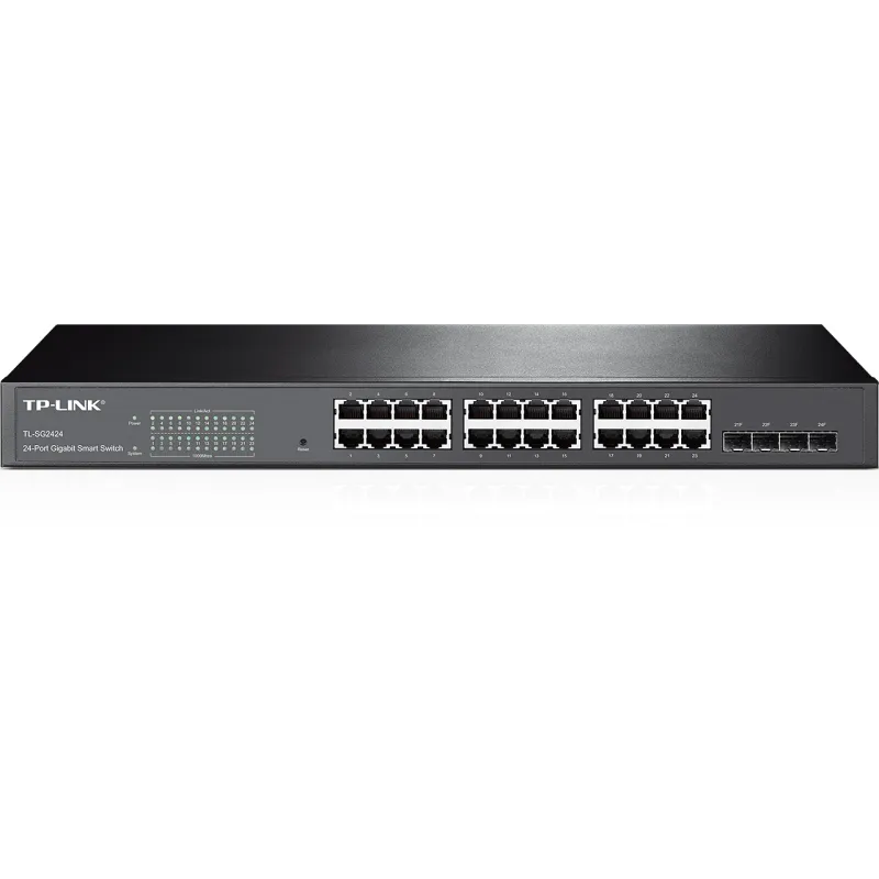 TP-Link TL-SG2424 Anahtarı, 24x RJ45 1000Mb/s, 4x SFP, Rack Montaj, Yönetilen