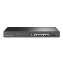 Коммутатор TP-Link TL-SG3210XHP-M2, 8x RJ45 2.5Gb/s PoE+, 2x SFP+, Rack, L2+