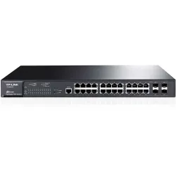 TP-Link TL-SG3424P | Switch | 24x RJ45 1000Mb/s PoE+, 4x SFP, 320W, Rack, administrado