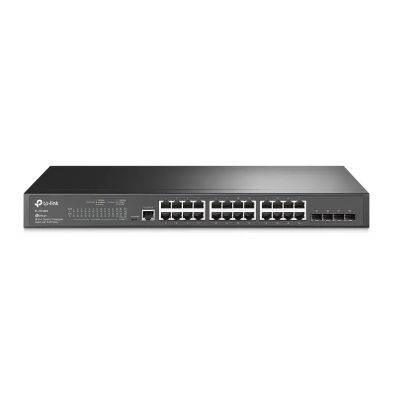 TP-Link TL-SG3428 | Switch | 24x RJ45 1000Mb/s, 4x SFP, Zarządzalny, L2