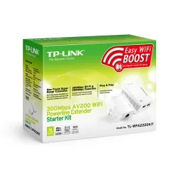TP-Link TL-WPA2220 KIT | Power Line | N300, 2,4GHz, AV200, 2x RJ45 100Mb/s, Dos adaptadores