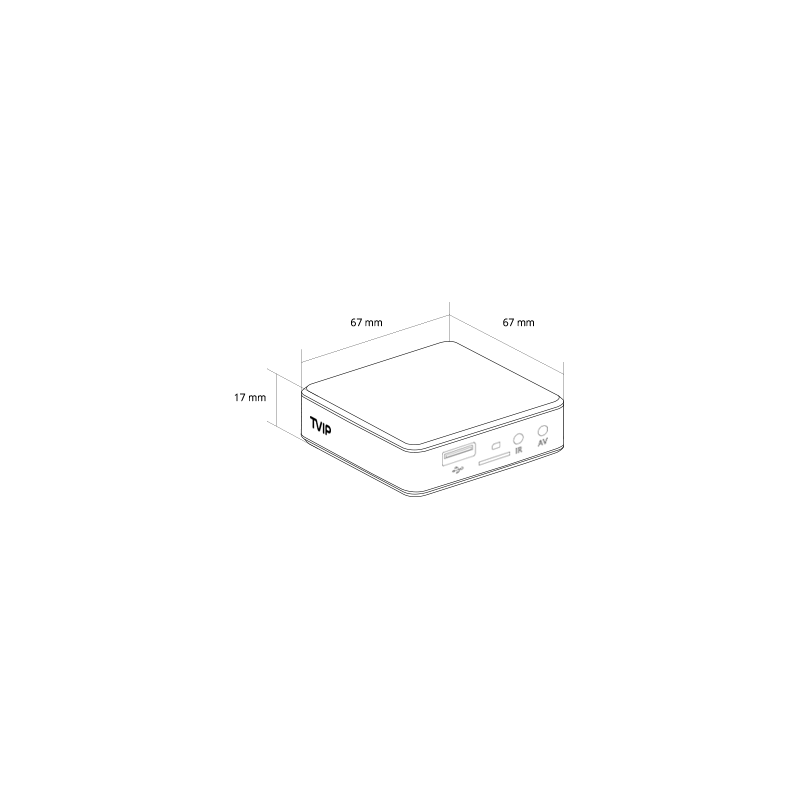 TV Kutusu TVIP S-Box v.530, 4K, HDMI