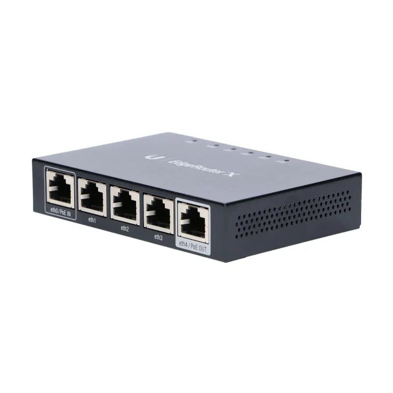 Ubiquiti ER-X | Router | EdgeMAX EdgeRouter, 5x RJ45 1000Mb/s, 1x PoE Durchleitung