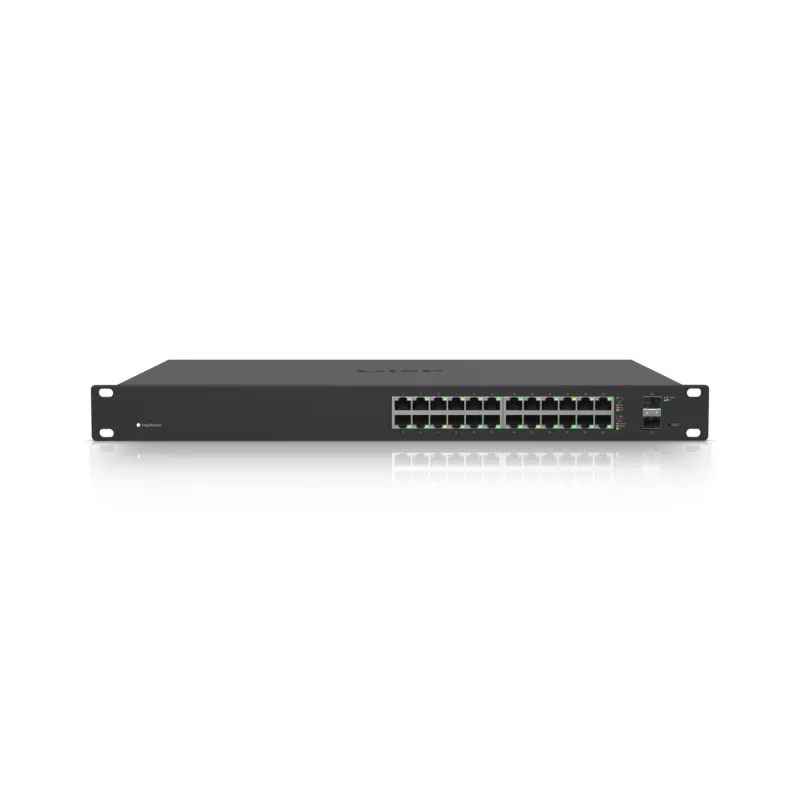 Ubiquiti ES-24-250W | Schalter | EdgeMAX EdgeSwitch, 24x RJ45 1000Mb/s PoE+, 2x SFP, 250W