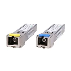 Módulo SFP WDM Extralink SFP 1.25G, 1,25Gbps, 1310/1550nm, modo único, 3km, SC, DOM, par - Imagem 4