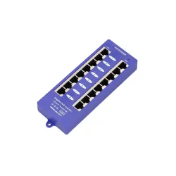 Inyector PoE Gigabit Extralink de 8 Puertos, 8x 1000Mb/s RJ45, Modo B - Imagen 2