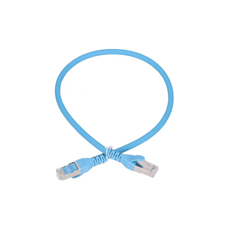 Extralink Cat.6A S/FTP 0.5m LAN Patch Cable, Copper Network Cable Twisted Pair 10Gbit/s - Image 2