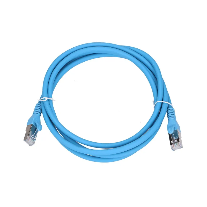 Extralink Cat.6A S/FTP LAN Patch Cord 2m, Copper Network Cable Twisted Pair 10Gbit/s - Image 2