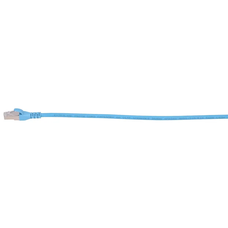 Cable Patch LAN Extralink Cat.6A S/FTP 2m, Cable de Red de Cobre Par Trenzado 10Gbit/s - Imagen 5