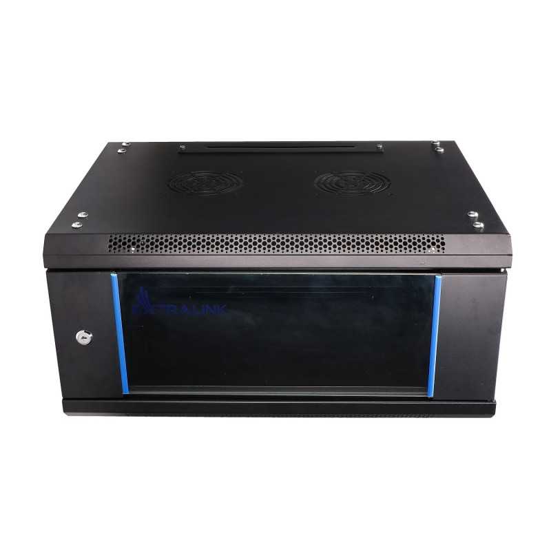 Extralink 4U 600x450 Czarna | Szafa rack | montowana na ścianie - Zdjęcie 2