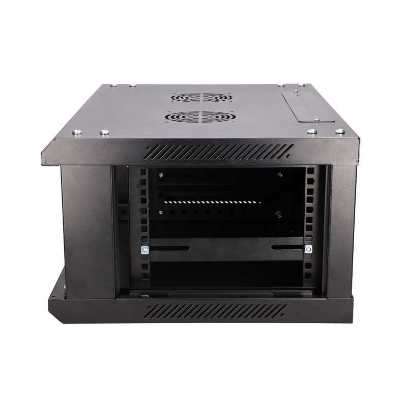 Extralink 4U 600x450 Czarna | Szafa rack | montowana na ścianie - Zdjęcie 3