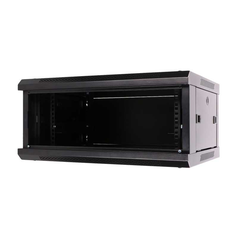 Extralink 4U 600x450 Czarna | Szafa rack | montowana na ścianie - Zdjęcie 6