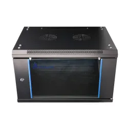 Extralink 6U 600x600 Siyah Duvara Monte Rack Dolabı - Görsel 2