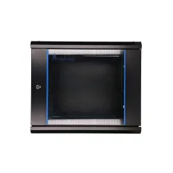 Armário Rack Extralink 9U 600x600 Preto Montado na Parede - Imagem 2