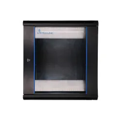 Extralink 12U 600x600 Siyah Duvara Monte Rack Kabini - Görsel 2