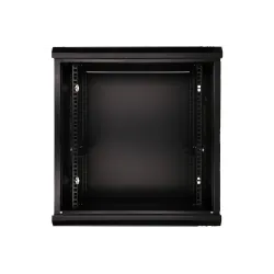 Extralink 12U 600x600 Black Wall-Mounted Rack Cabinet - Image 3