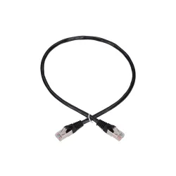 Extralink Kat.5e FTP 0.5m | Patchcord LAN | Miedź Kabel sieciowy skrętka - Zdjęcie 2