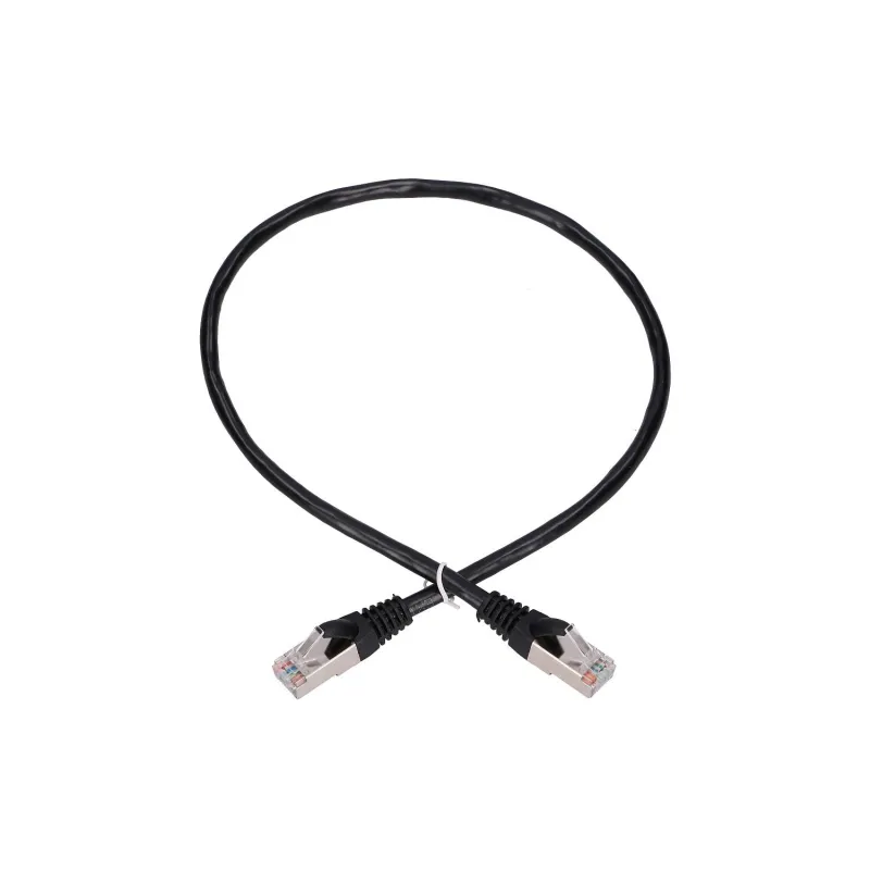 Extralink Kat.5e FTP 0.5m | Patchcord LAN | Miedź Kabel sieciowy skrętka - Zdjęcie 2