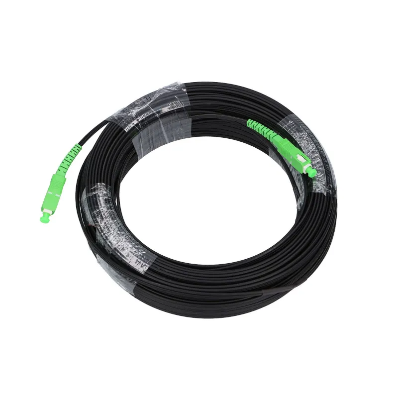 Cavo Patch Extralink SC/APC-SC/APC Piatto, Appeso, Monomodale, Simplex, G.657A2, 30m - Immagine 2
