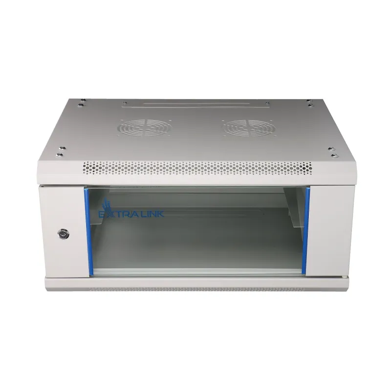 Настенный шкаф Rack Extralink 4U 600x450 Серый - Изображение 2