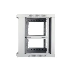 Extralink 9U 600x450 Gray Wall-Mounted Rack Cabinet - Image 6