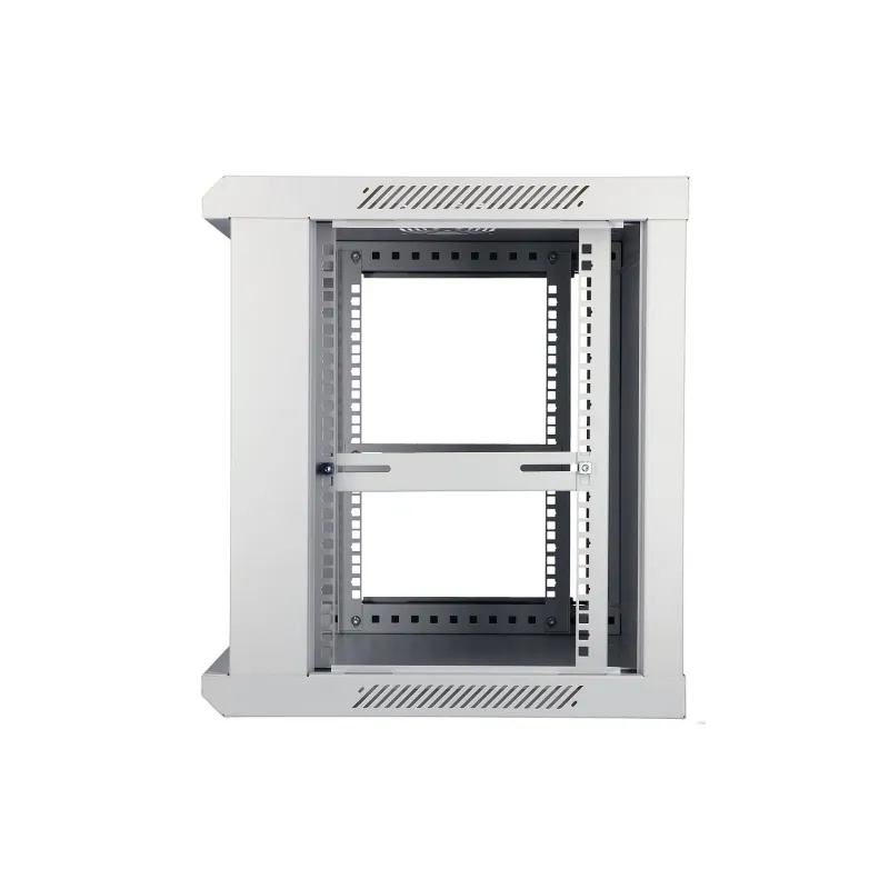Extralink 9U 600x450 Gray Wall-Mounted Rack Cabinet - Image 6