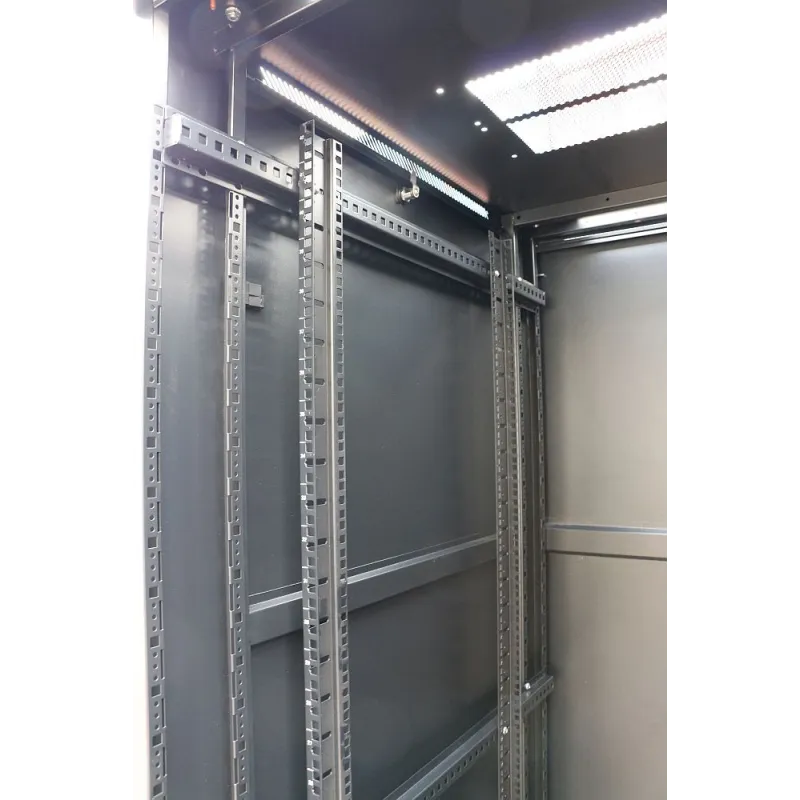 Extralink 42U 600x1000 Black Rack Cabinet - Image 4