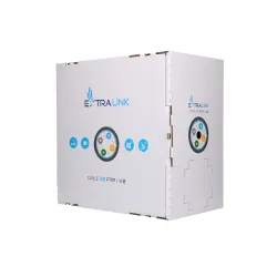 Cavo di rete in catena Extralink CAT5E FTP (F/UTP) V2 Esterno, 305M - Immagine 3