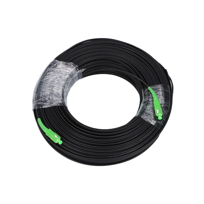 Extralink SC/APC-SC/APC Płaski | Patchcord | wiszący, jednomodowy, Simplex, G.657A2, 150m - Zdjęcie 2