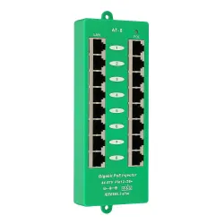 Extralink 8-Port Gigabit PoE Injector, Active, 8 Ports Gigabit 802.3at/af, Mode A - Image 5