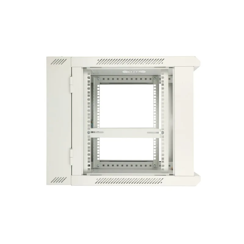 Extralink 12U 600x600 Duvar Montajlı Rack Kabini Gri, İki Bölmeli - Görsel 5