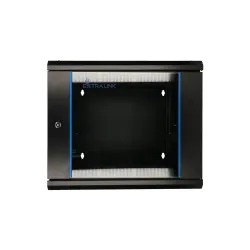 Rack Skříň Extralink 6U 600x600 AZH Černá, Montovaná na Zeď, Dvousekční - Obrázek 3