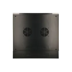 Rack Skříň Extralink 6U 600x600 AZH Černá, Montovaná na Zeď, Dvousekční - Obrázek 5