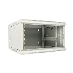 Extralink 6U 600x600 AZH Szara | Szafa rack | montowana na ścianie, dwusekcyjna - Zdjęcie 2