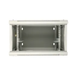 Rack Skříň Extralink 6U 600x600 Šedá, Montovaná na Zeď, Dvousekční - Obrázek 3