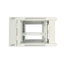 Extralink 6U Wall-Mounted Rack Cabinet 600x600 Gray, Two-Section - Image 5
