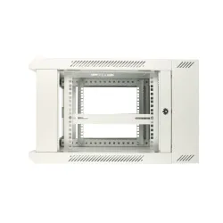 Extralink 6U Wall-Mounted Rack Cabinet 600x600 Gray, Two-Section - Image 7