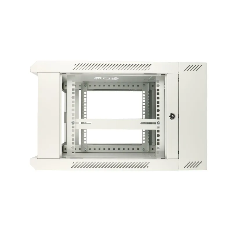 Extralink 6U 600x600 AZH Szara | Szafa rack | montowana na ścianie, dwusekcyjna - Zdjęcie 7