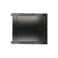 Armário Rack Extralink 9U 600x600 AZH Preto, montado na parede, de duas seções - Imagem 7