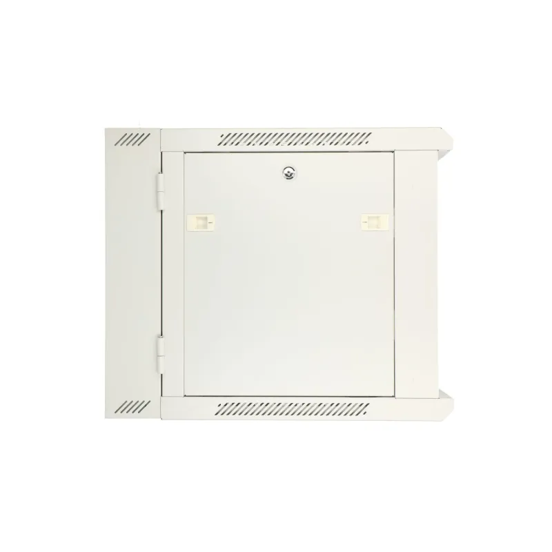 Stěnová Rack Skříň Extralink 9U 600x600 Šedá, Dvousekční - Obrázek 5