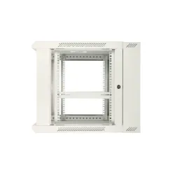 Extralink 9U Wall-Mounted Rack Cabinet 600x600 Grey, Dual-Sector - Image 6