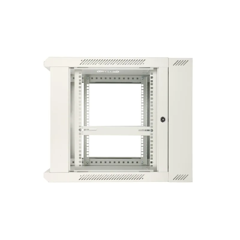 Extralink 9U 600x600 AZH Szara | Szafa rack | montowana na ścianie, dwusekcyjna - Zdjęcie 6