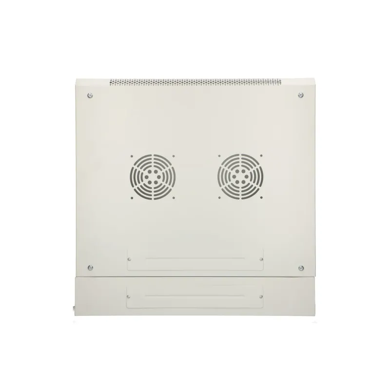 Stěnová Rack Skříň Extralink 9U 600x600 Šedá, Dvousekční - Obrázek 9