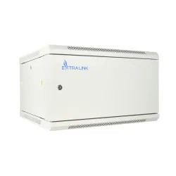Extralink 6U 600x600 ASP Szara | Szafa rack | montowana na ścianie, drzwi blaszane pełne - Zdjęcie 2
