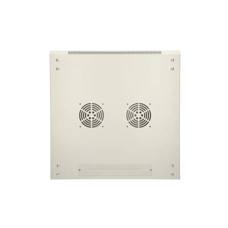 Extralink 6U Wall-Mounted Rack Cabinet 600x600 Grey, Full Steel Doors - Image 8
