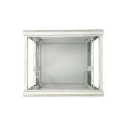 Armadio Rack Extralink 12U Montato a Muro 600x600 ASP Grigio, Porte Metalliche Piene - Immagine 4