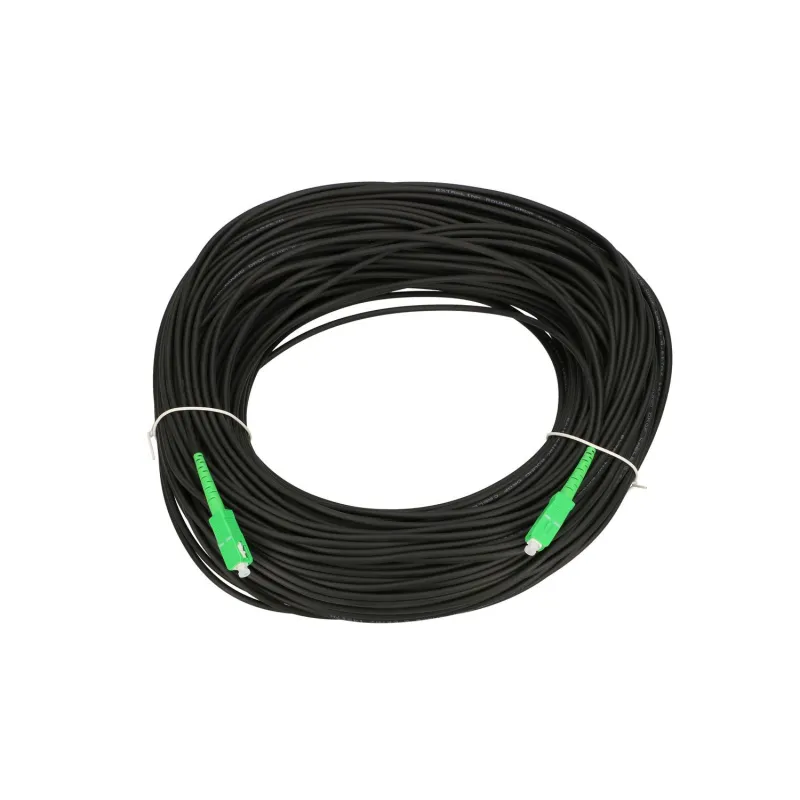 Extralink Patchcord SC/APC-SC/APC, Round, Hanging, Single-mode, Simplex, G.657A2, 130m - Image 2