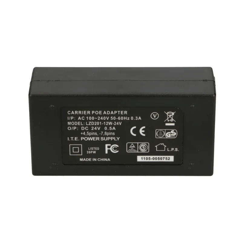 Fuente de alimentación PoE Extralink POE-24-12W, 24V, 0.5A, 12W, Cable incluido - Imagen 3